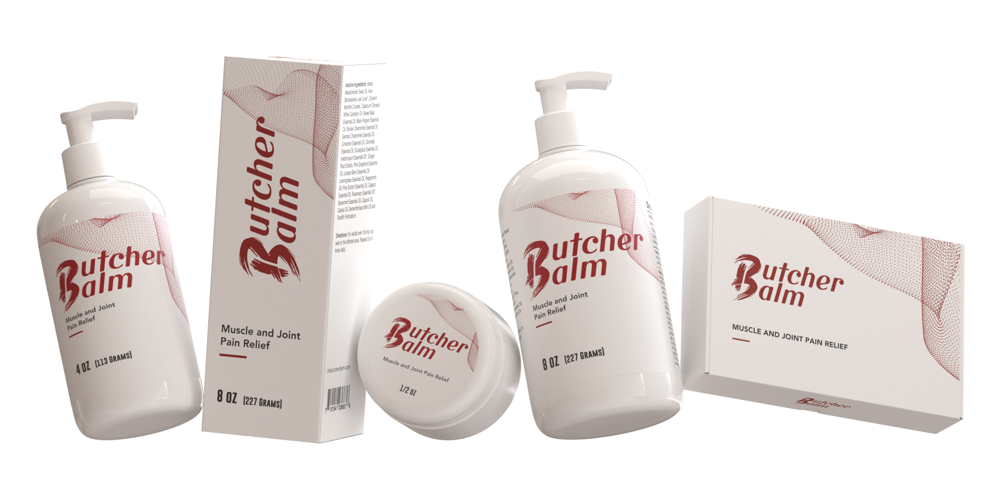 The Butcher Balm product lineup